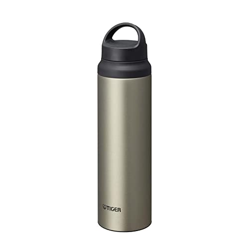 Tiger Corporation Stainless Steel Vacuum Insulated Bottle with Handle, 27-Ounce, Silver,MCZ-S080