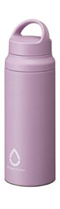 tiger thermos bottle mcz-a060p sahara stainless steel bottle, 20.3 fl oz (600 ml), slant handle, lightweight, direct drinking, pink