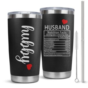 znutrce gifts for husband- men gifts,husband gifts from wife,couple gifts for husband,anniversary for husband, him,to my husband birthday gifts from wife for father's day,tumbler 20 oz.