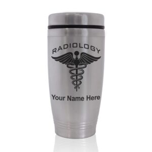 skunkwerkz commuter travel mug, radiology, personalized engraving included