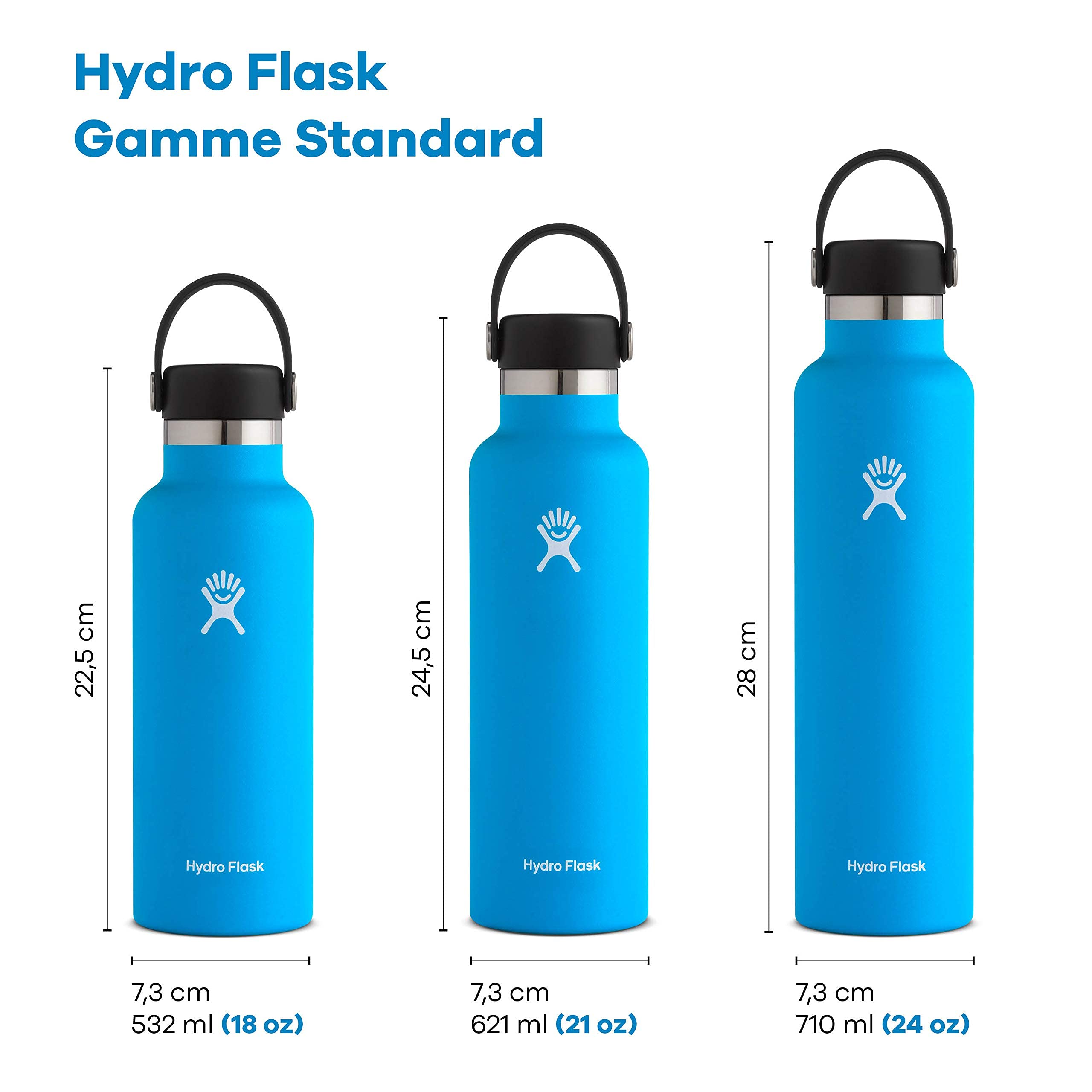 Hydro Flask Standard Mouth Bottle with Flex Cap