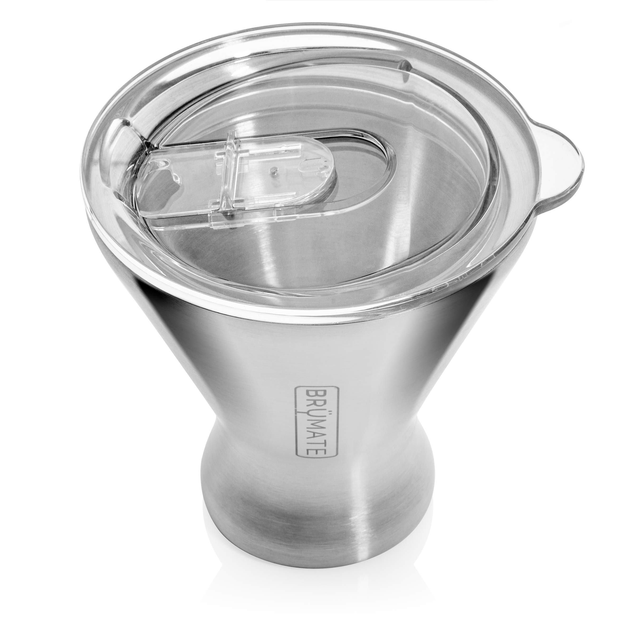 BrüMate MargTini 10oz Martini Margarita Tumbler - Made With Vacuum-Insulated Stainless Steel (Daisy)