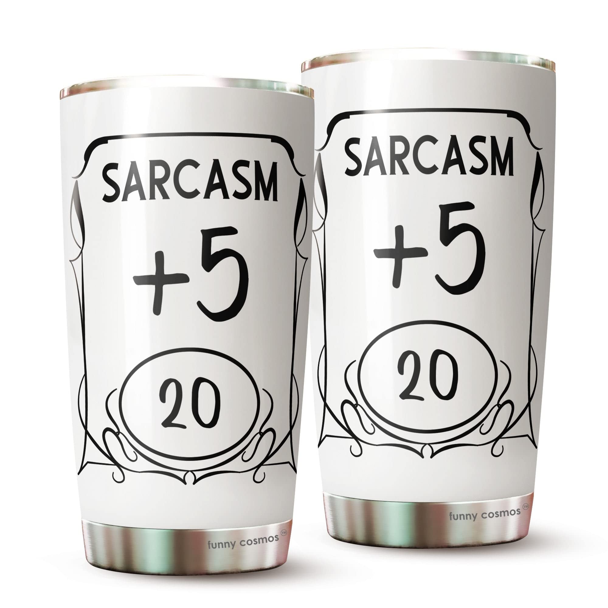 Kozmoz Inspire DnD Gifts - Great Gift For DnD Lovers Dragons - Dungeons Coffee Mugs Sarcasm - D And D Gift For Women, Men, Friends on Birthday, Christmas Gifts - Tumbler 20 oz Gift For D&D Lover