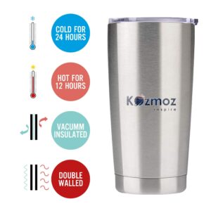 Kozmoz Inspire DnD Gifts - Great Gift For DnD Lovers Dragons - Dungeons Coffee Mugs Sarcasm - D And D Gift For Women, Men, Friends on Birthday, Christmas Gifts - Tumbler 20 oz Gift For D&D Lover