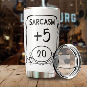 Kozmoz Inspire DnD Gifts - Great Gift For DnD Lovers Dragons - Dungeons Coffee Mugs Sarcasm - D And D Gift For Women, Men, Friends on Birthday, Christmas Gifts - Tumbler 20 oz Gift For D&D Lover