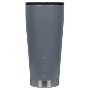 fifty/fifty t20000004 20oz - slate grey tumbler - smoke slide lid