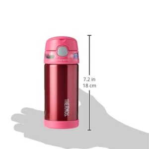 Thermos FUNtainer Straw Bottle, Pink, 355 ml