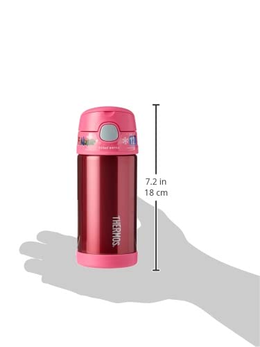 Thermos FUNtainer Straw Bottle, Pink, 355 ml