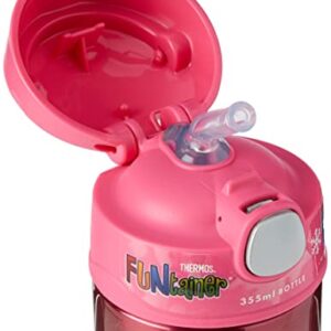 Thermos FUNtainer Straw Bottle, Pink, 355 ml