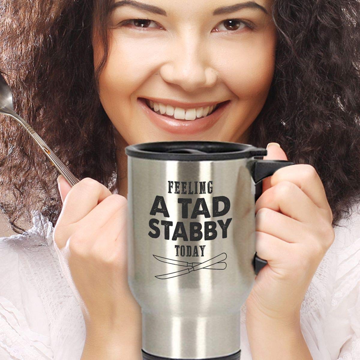Funny Surgical Technologist Cup - Feeling a Tad Stabby Today - 14oz Coffee, Tea Travel Mug