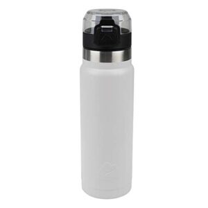 s.s. tumbler double wall vacuum insulated, stainless steel bottle,durable powder coated, cold drink and hot beverage,24oz,white