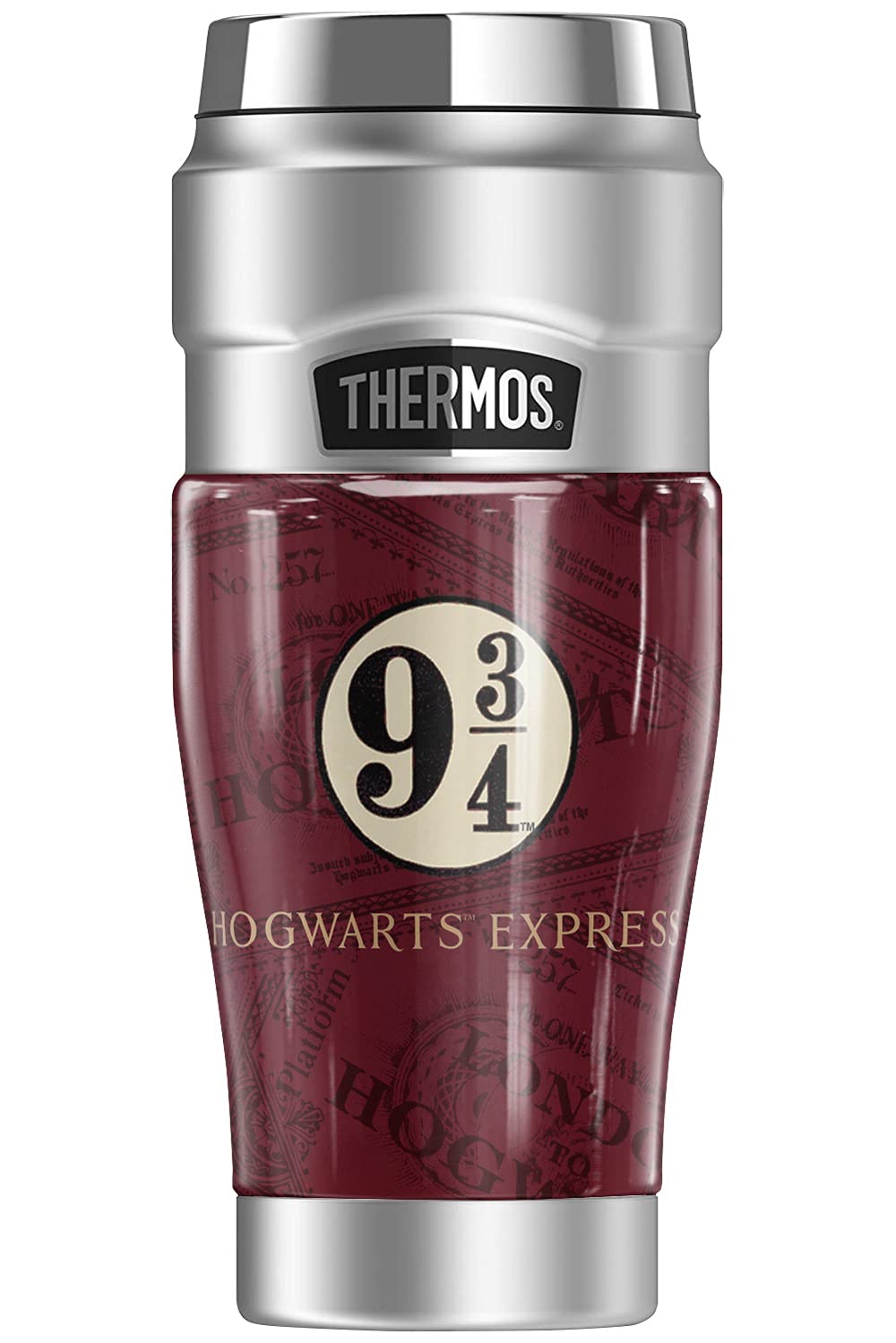 THERMOS Harry Potter Hogwarts Express Tickets STAINLESS KING Stainless Steel Travel Tumbler, Vacuum insulated & Double Wall, 16oz