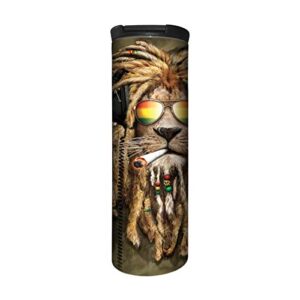 The Mountain Men's Smokin' Jahman Barista Travel Coffee Mug, Green, 17 oz