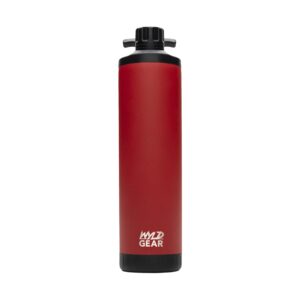 wyld gear mag series 24 oz. stainless steel water bottle - matte red
