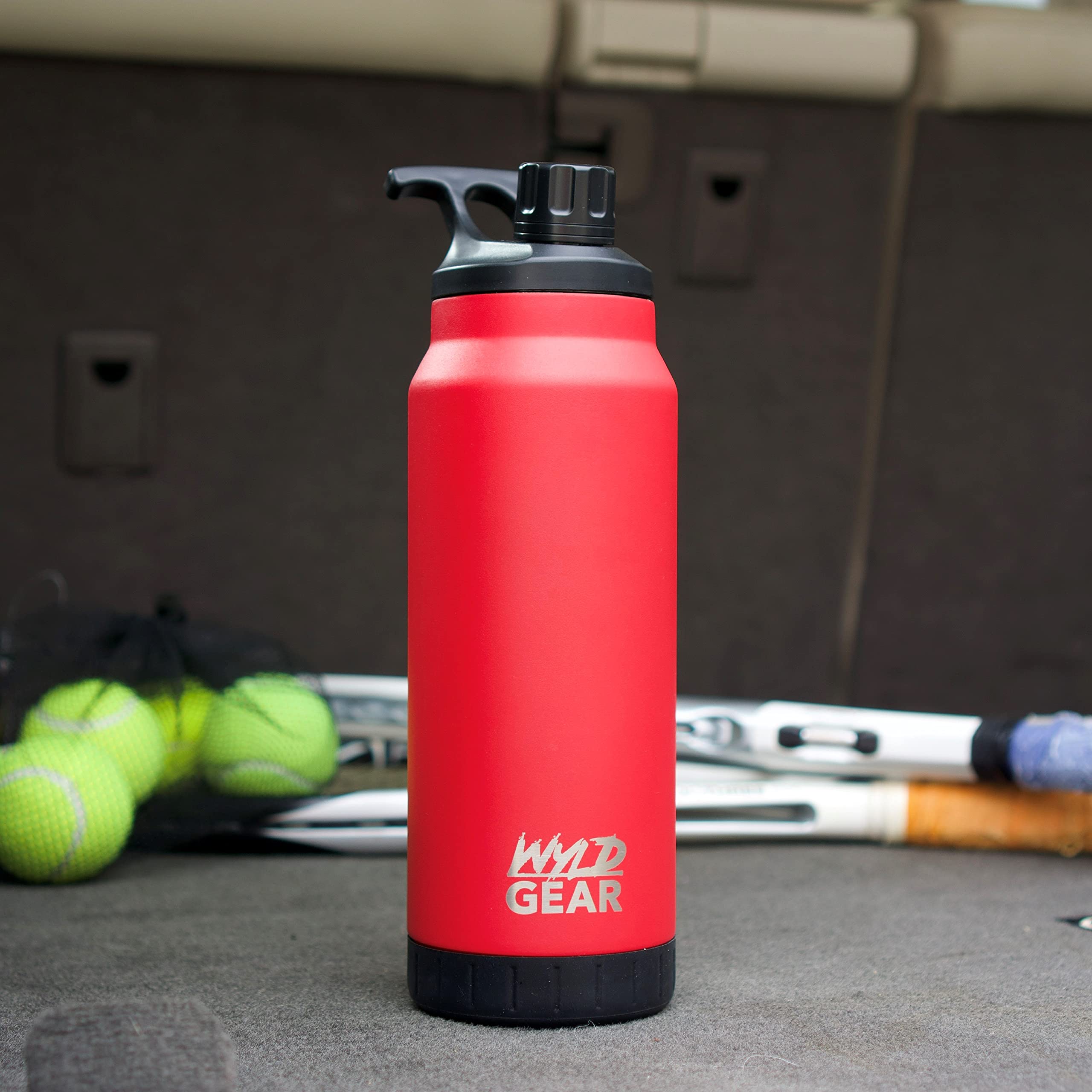 Wyld Gear Mag Series 24 oz. Stainless Steel Water Bottle - Matte Red