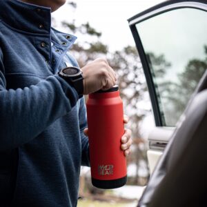 Wyld Gear Mag Series 24 oz. Stainless Steel Water Bottle - Matte Red