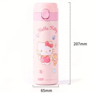 Hello Kitty Stainless Steel Insulated Water Bottle 420ml - Pink
