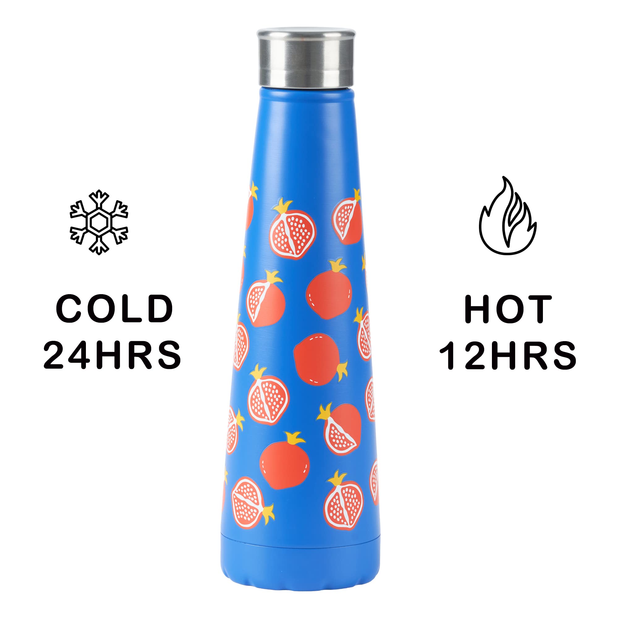 Clospark Water Bottles Thermos Insulated Water Bottle Stainless Steel Water Bottle Funtainer -15OZ