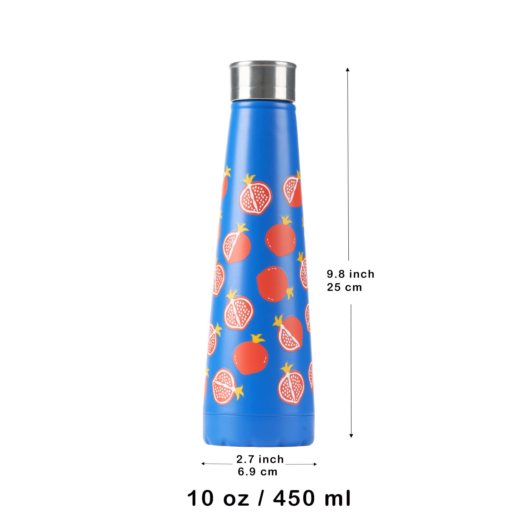 Clospark Water Bottles Thermos Insulated Water Bottle Stainless Steel Water Bottle Funtainer -15OZ