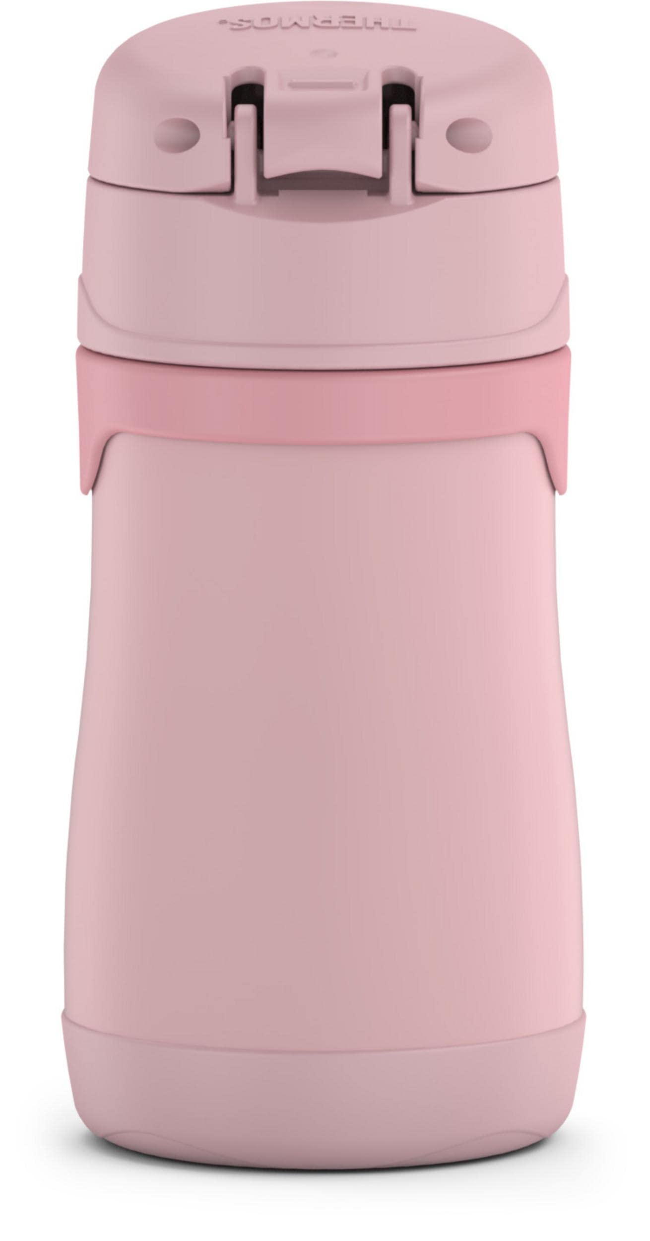 THERMOS BABY 10 ounce Stainless Steel Vacuum Insulated Straw Bottle, Rose