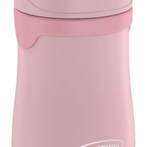 THERMOS BABY 10 ounce Stainless Steel Vacuum Insulated Straw Bottle, Rose