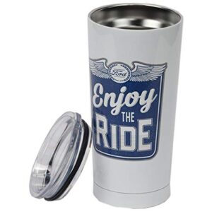 Ford Enjoy the Ride Stainless Steel Travel Mug - Fun Ford Travel Cup - Great Gift Idea