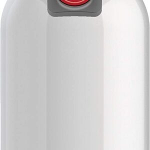 SIGG - Insulated Water Bottle White - Thermo Flask Hot & Cold One with Tea Infuser - Leakproof - BPA Free - 18/8 Stainless Steel - 10 Oz