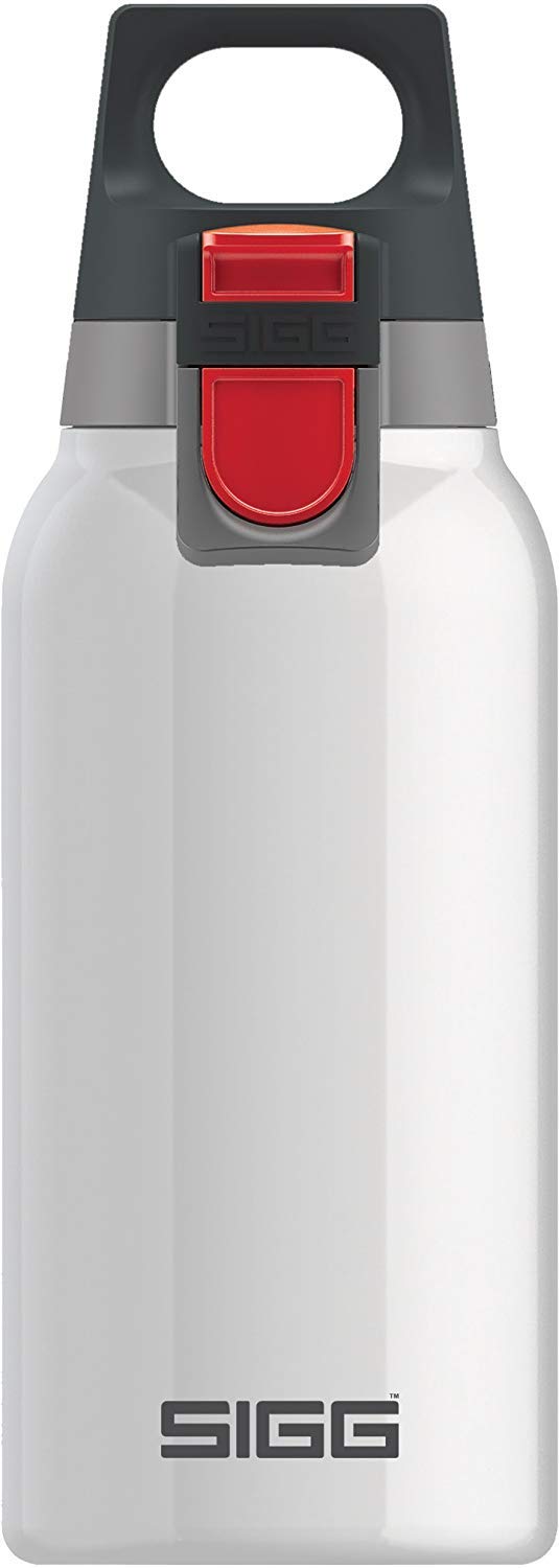 SIGG - Insulated Water Bottle White - Thermo Flask Hot & Cold One with Tea Infuser - Leakproof - BPA Free - 18/8 Stainless Steel - 10 Oz