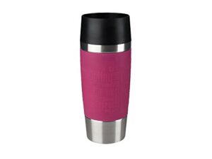 emsa vacuum mug travel mug 12.2 fl oz in raspberry,