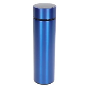 thermal cup, led display thermos stainless steel vacuum smart water cup suitable blue for home office travel coffee cup 500ml