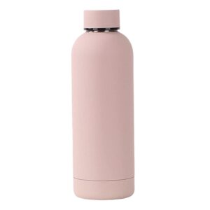 water bottle sport matte vacuum flask double walled insulated 500ml stainless steel vacuum