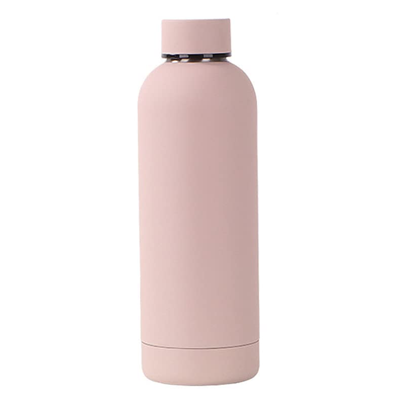 Water Bottle Sport matte Vacuum Flask double walled insulated 500ml stainless steel vacuum