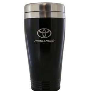Au-TOMOTIVE GOLD Travel Mug for Toyota Highlander (Black)