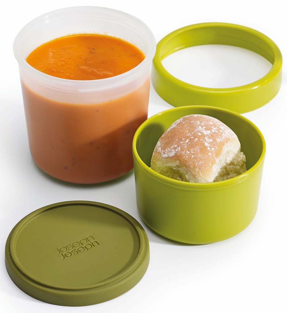 Joseph Joseph GoEat Compact 2-in-1 Soup Container, Green