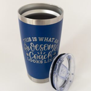 Best Coach Mug, Basketball Coach Gifts, 20oz Insulated Tumbler, Coaching Thank you Gifts for Men, Women