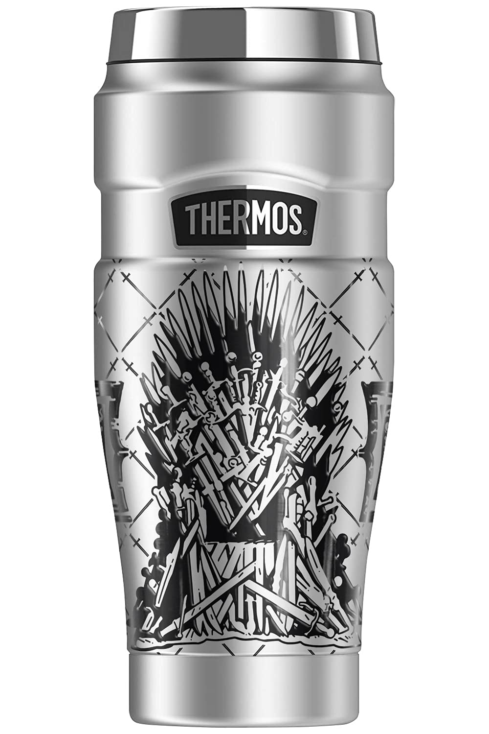 THERMOS Game of Thrones Iron Throne STAINLESS KING Stainless Steel Travel Tumbler, Vacuum insulated & Double Wall, 16oz