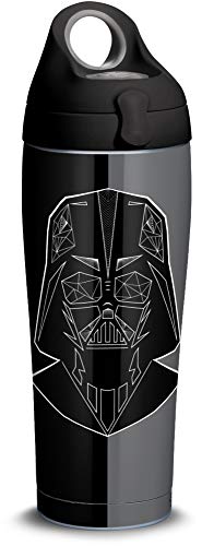 Tervis Star Wars Vader Trooper 18/8 Stainless Steel Insulated Water Bottle & Lid, 24oz Bottle, Silver