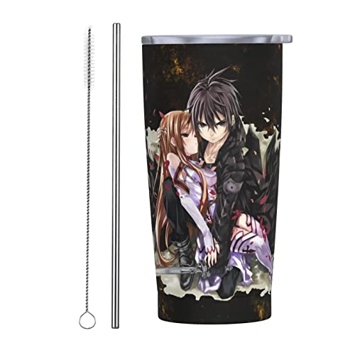 Sword Art Online 20oz Car Sippy Cup Stainless Steel Water Cup Thermos Cup