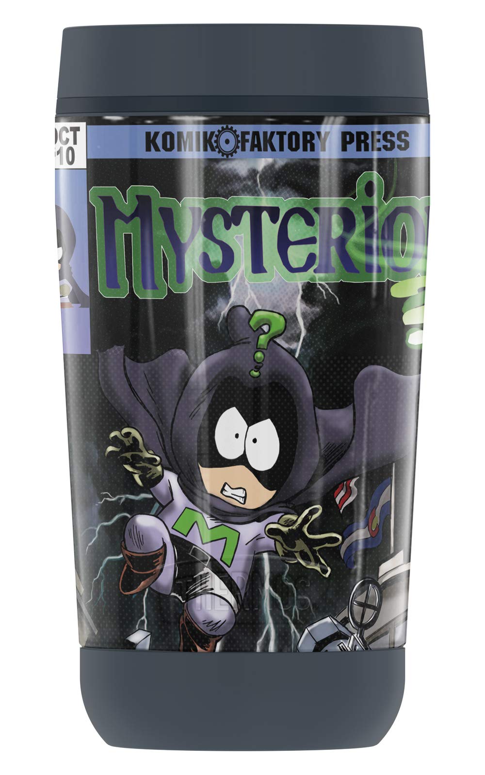 THERMOS South Park Mysterion Comic GUARDIAN COLLECTION Stainless Steel Travel Tumbler, Vacuum insulated & Double Wall, 12 oz.