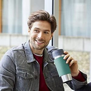 EMSA Easy Twist N2011700 Travel Mug 360 ml Petrol Blue