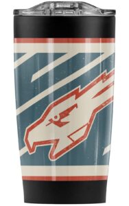 logovision top gun: maverick top gun maverick eagle stainless steel 20 oz travel tumbler, vacuum insulated & double wall with leakproof sliding lid