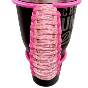 Creating Unique Designs Handmade Elastic Tumbler Handles 20 30 32 40 oz (Handle Only) (Rose Pink, Neon Pink)