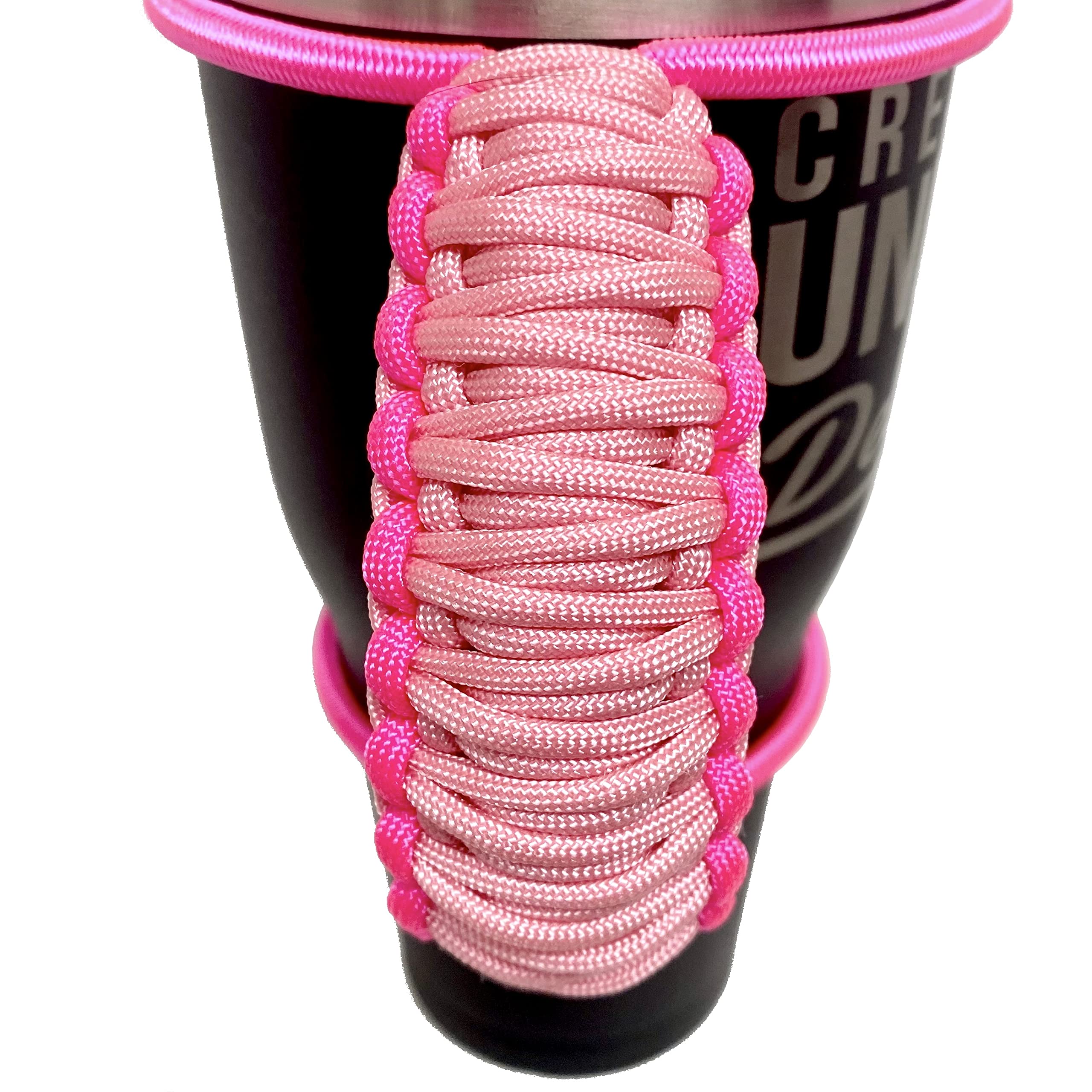 Creating Unique Designs Handmade Elastic Tumbler Handles 20 30 32 40 oz (Handle Only) (Rose Pink, Neon Pink)