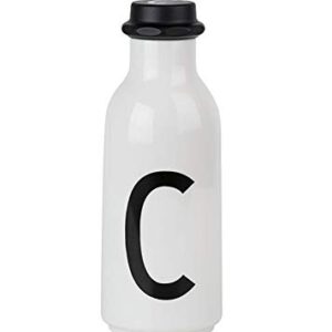 Design Letters TO GO Personal Water bottle (Available in A-Z) | 17 oz unbreakable cute sports water bottle | Reusable water bottle for kids and adults | BPA, BPS-free, Leak-proof and Drop-safe