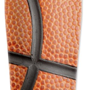 Mugzie "Basketball Closeup" Stainless Steel Travel Mug with Insulated Wetsuit Cover, 20 oz, Orange