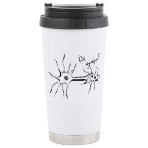 cafepress oh synapse! stainless steel travel mug stainless steel travel mug, insulated 20 oz. coffee tumbler