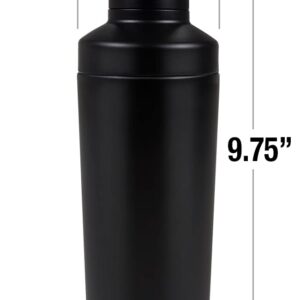 Batman - Logo OFFICIAL Joker Character 18 oz Insulated Water Bottle, Leak Resistant, Vacuum Insulated Stainless Steel with 2-in-1 Loop Cap