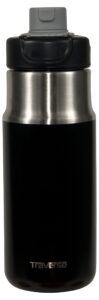 cool gear 25 oz stainless steel traverse bottle with sipper lid - black