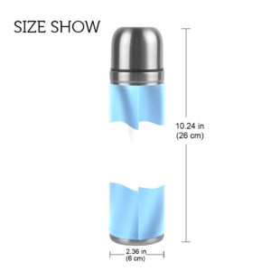 senya Double Wall Vacuum Insulated Stainless Steel Water Bottle Argentina Flag Leak Proof Sports Coffee Maker Thermos