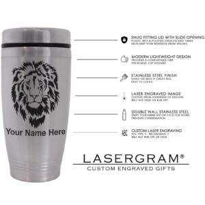 SkunkWerkz Commuter Travel Mug, African Elephant, Personalized Engraving Included